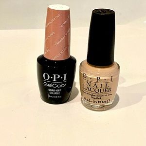 OPI gel set- Tiramisu for Two
